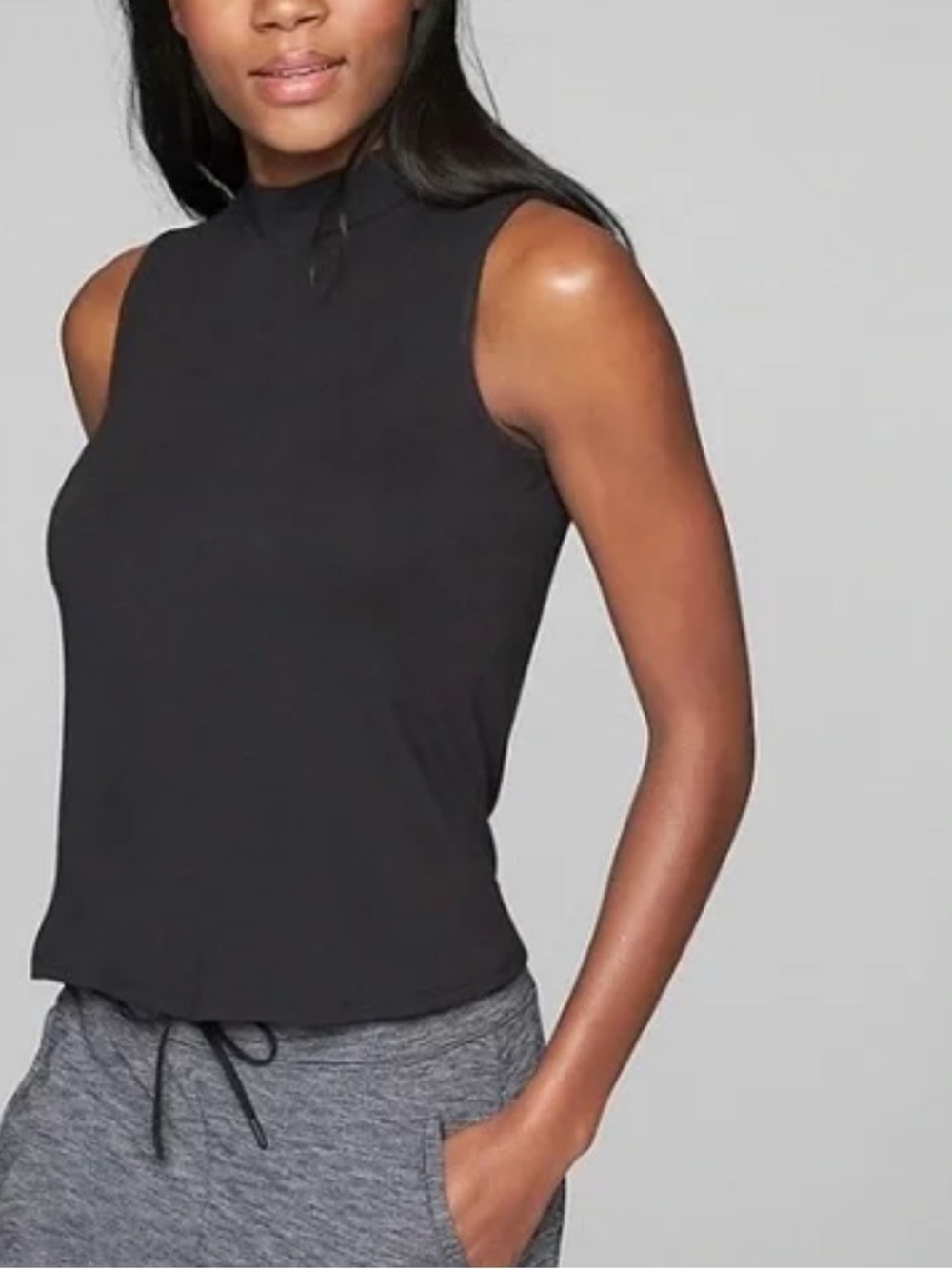 NEW Athleta black tank top women’s sz S